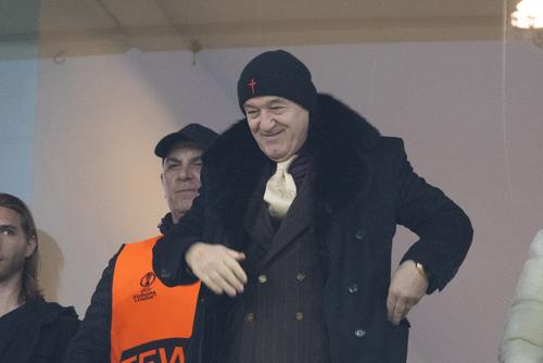 Gigi Becali, în tribune la meciul FCSB - Manchester United 0-2 FOTO: Ionuţ Iordache (GSP)