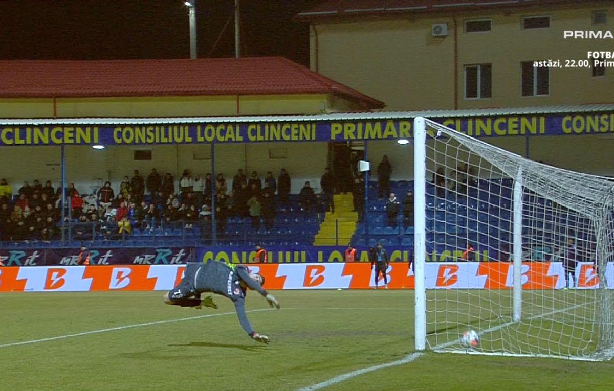 Golul lui Jordan Gele în Unirea Slobozia - Dinamo