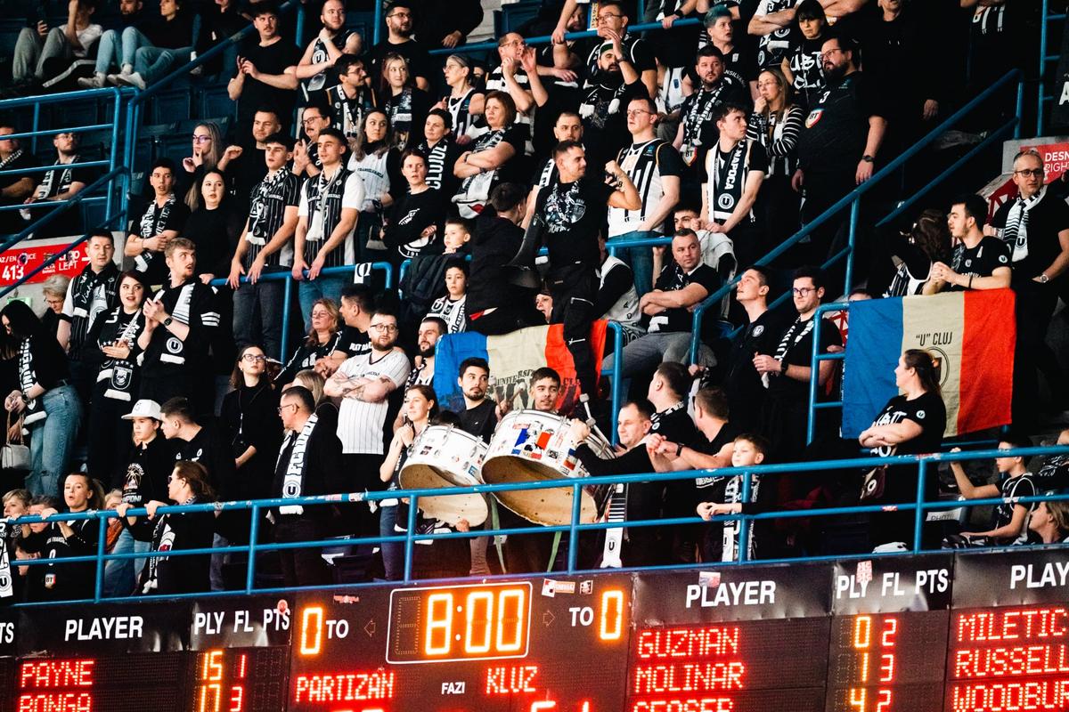 U-BT, susținută de peste 500 de fani în deplasarea de la Belgrad