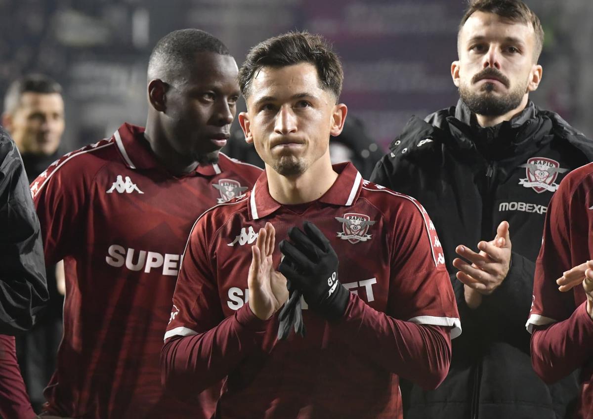 Imaginile surprinse imediat după Rapid - U Cluj, 31 ianuarie 2026