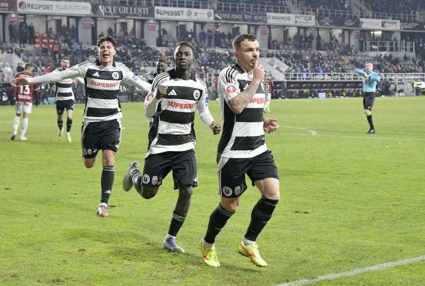 Dan Nistor a înscris golul 2 în Rapid - U Cluj // FOTO: Cristi Preda (GSP.ro)