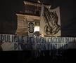 Tifosii biancocelesti s-au adunat în Roma pentru a-l contesta din nou pe Claudio Lotito, președintele lui Lazio, în timpul partidei cu Genoa / Foto: Instagram vdn_official