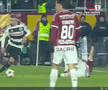 A luat galben cu U Cluj și va rata meciul Hermannstadt - Rapid