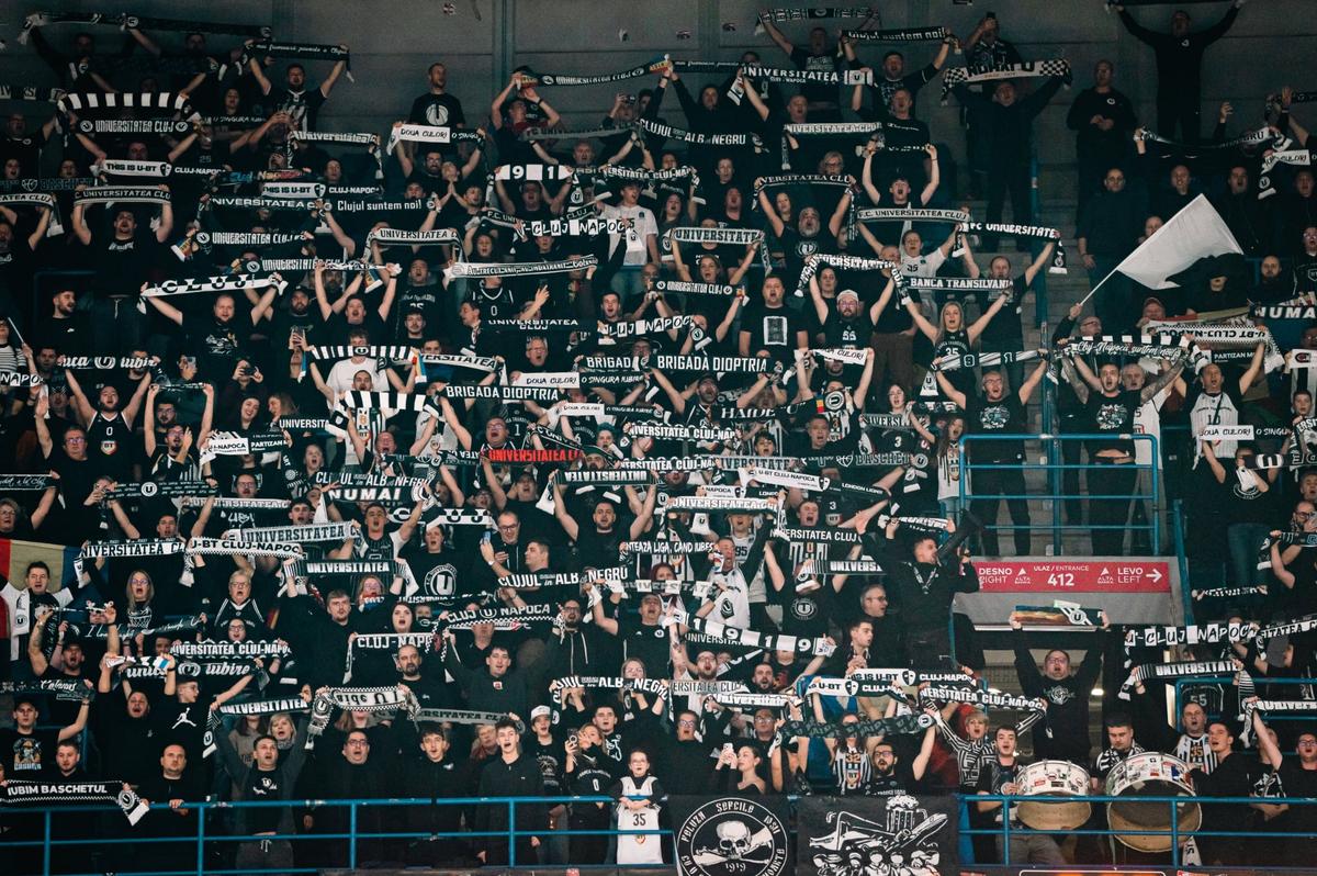 U-BT, susținută de peste 500 de fani în deplasarea de la Belgrad