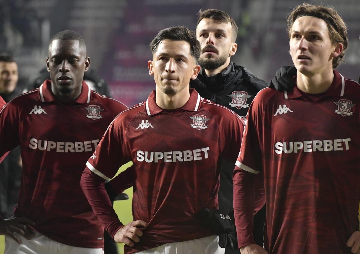 Imaginile surprinse imediat după Rapid - U Cluj, 31 ianuarie 2026