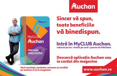Auchan România lansează programul de fidelitate MyCLUB Auchan
