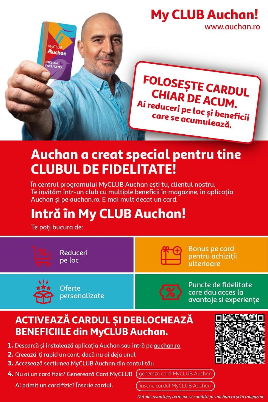 Auchan România lansează programul de fidelitate MyCLUB Auchan