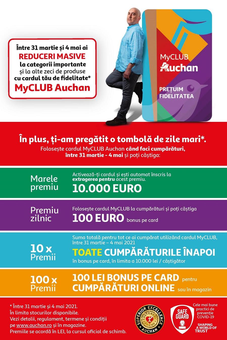 Auchan România lansează programul de fidelitate MyCLUB Auchan
