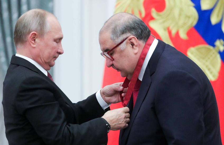 Vladimir Putin și Alișer Usmanov / Foto: Imago