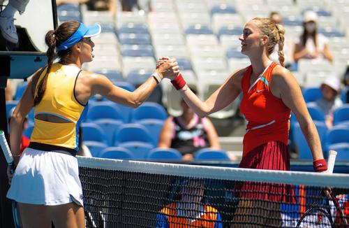 Sorana Cîrstea și Petra Kvitova. 
Foto: Imago