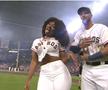 Artista Megan Thee Stallion (28 de ani) a dat lovitura de start în primul meci jucat de Houston Astros în acest sezon din MLB, eșecul 2-3 cu Chicago White Sox.