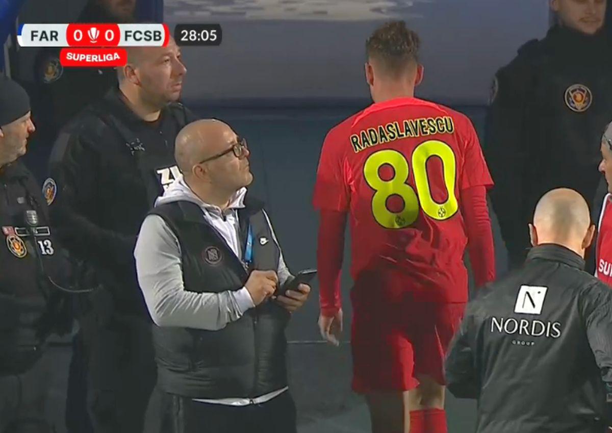 Schimbare Eduard Radaslavescu în Farul - FCSB