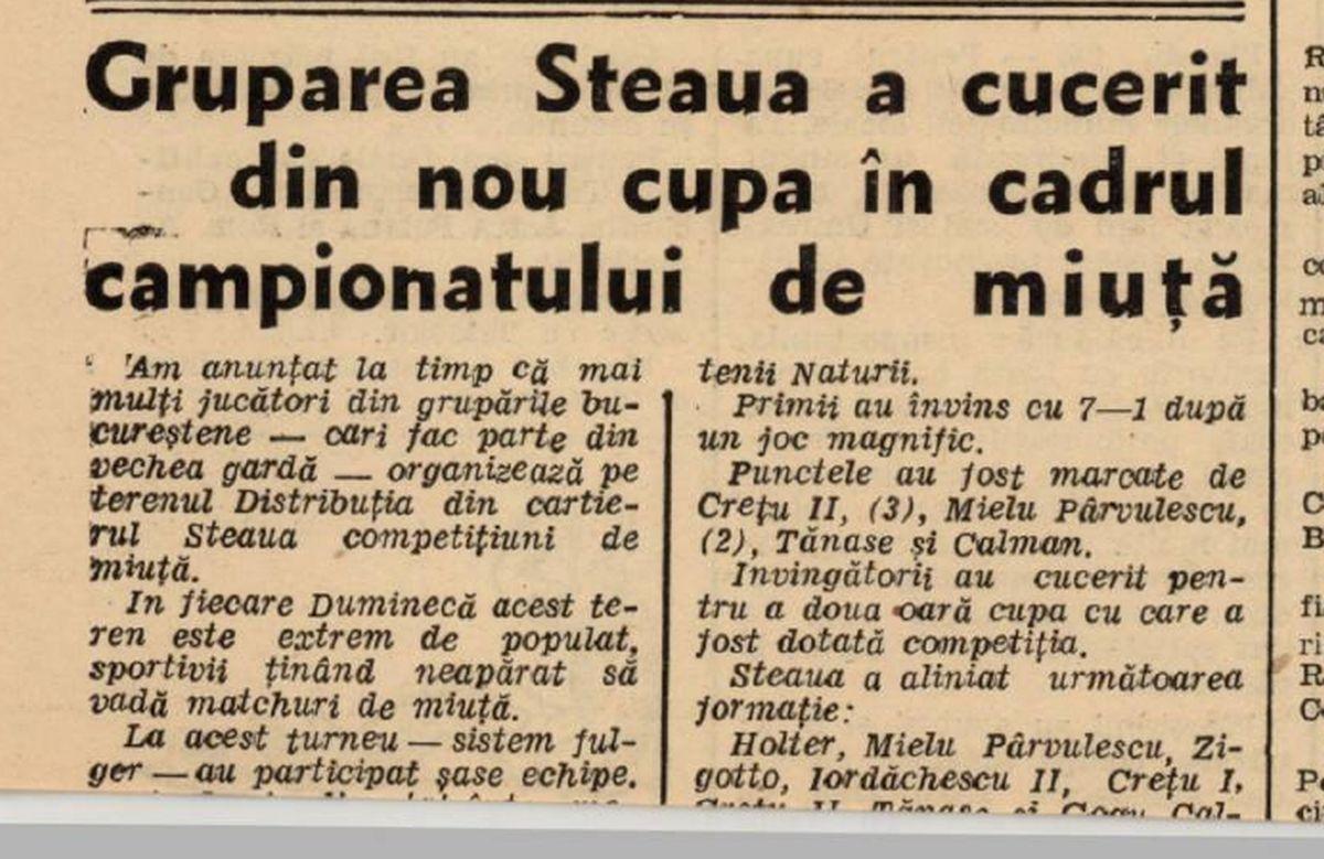 Steaua și Dinamo, echipele interbelice
