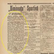 Prima „țeapă” dată de Steaua, menționată tot în „Dimineața”