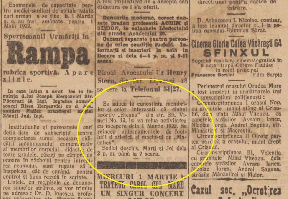 Steaua și Dinamo, echipele interbelice