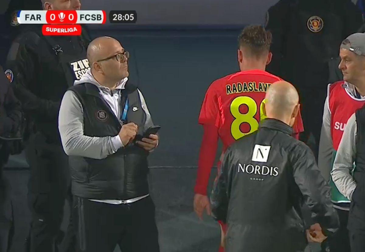 Schimbare Eduard Radaslavescu în Farul - FCSB