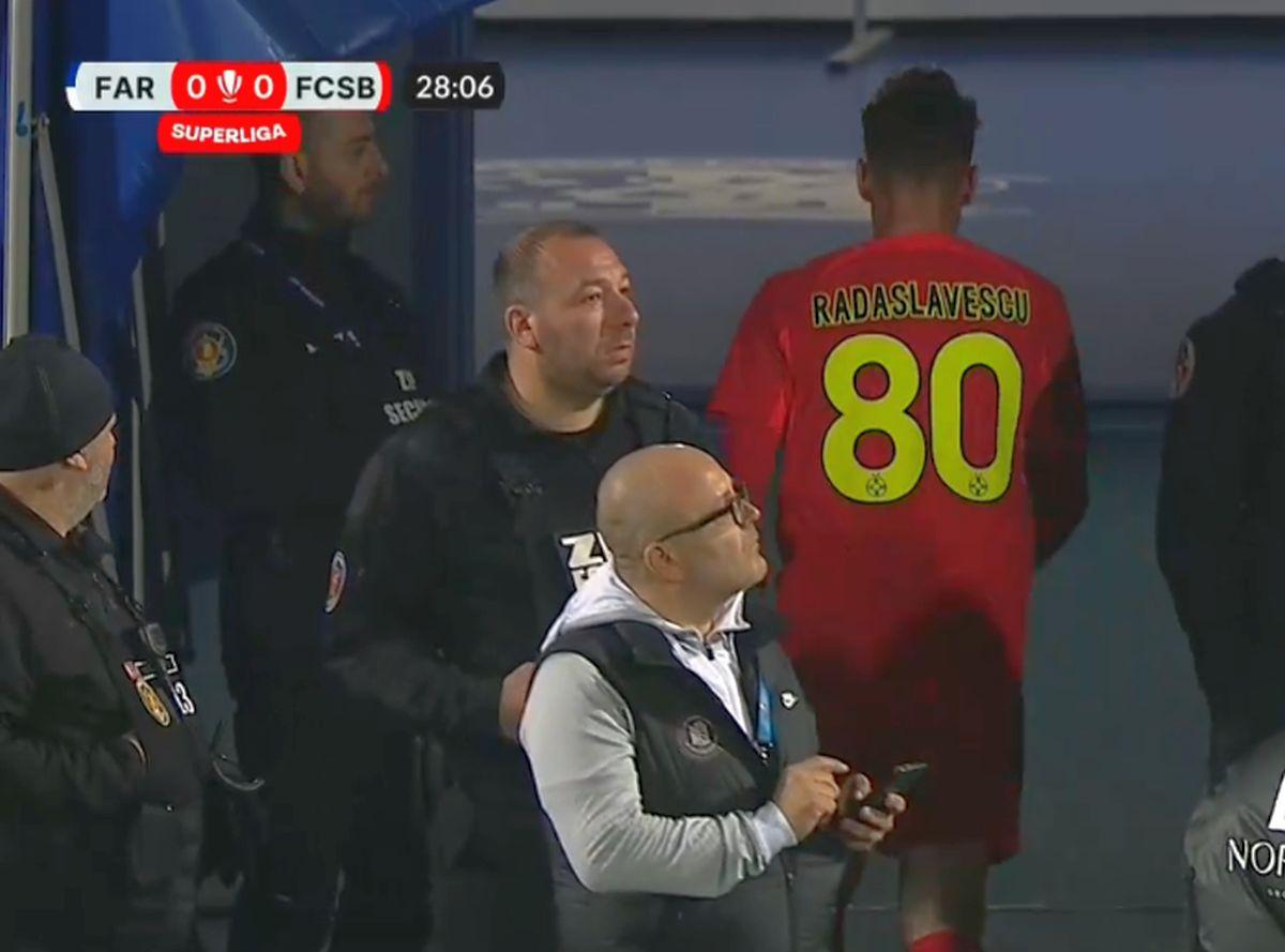 Schimbare Eduard Radaslavescu în Farul - FCSB