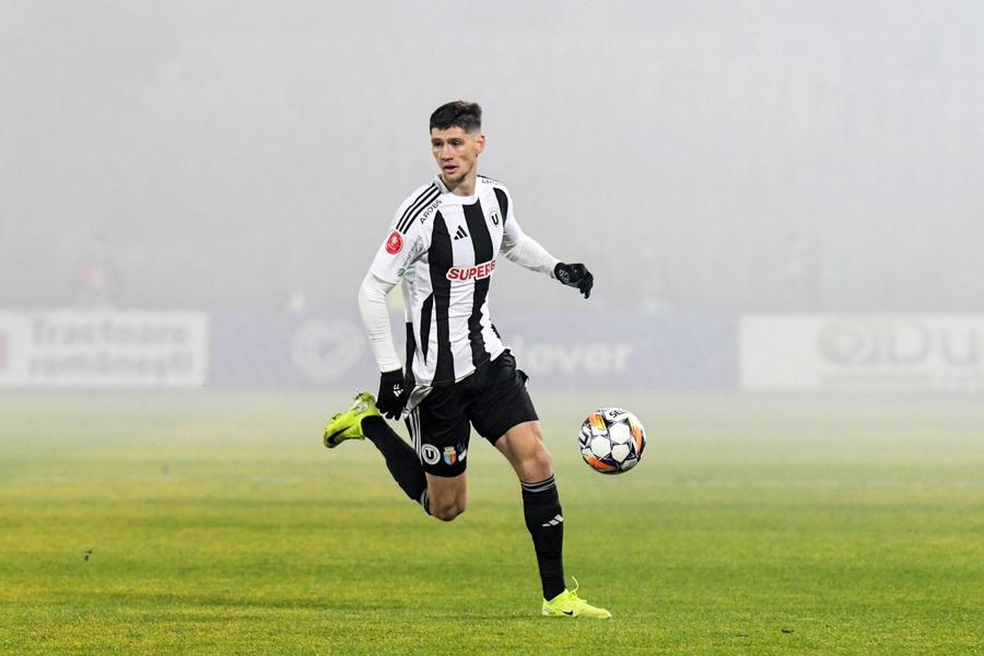 Vladislav Blănuță, atacantul lui U Cluj, foto: Imago Images Adrian Mititelu junior a văzut echipele din FCSB - U Cluj și a lansat un atac fără precedent: „Are interese ascunse!”