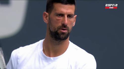Novak Djokovic la Miami / foto: X