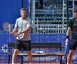 Stan Wawrinka și antrenorul Magnus Norman la antrenament la Țiriac Open Foto: Cristi Preda
