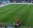 Imagini dramatice! Selecționerul Turciei U21 a leșinat imediat după decizia arbitrului, meci abandonat