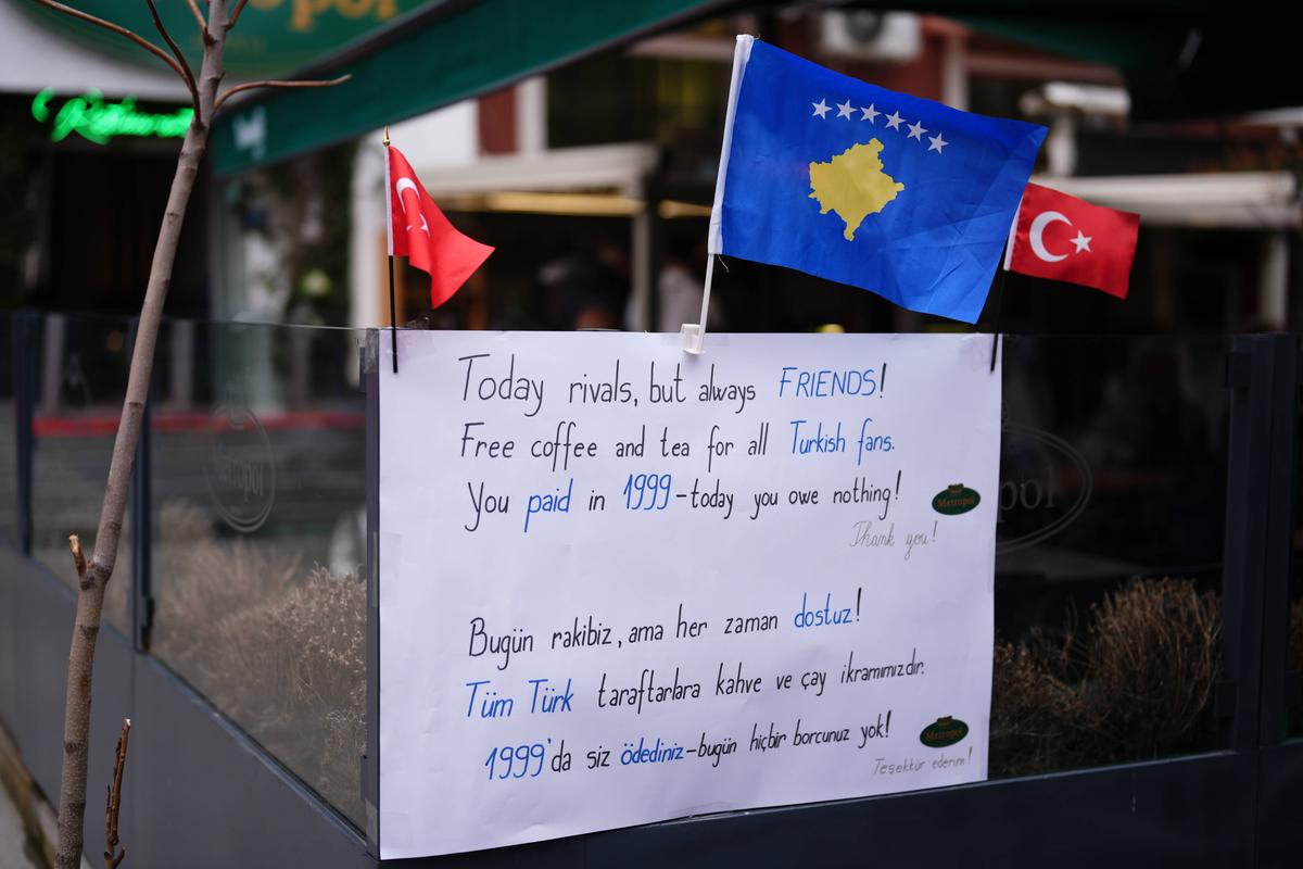 Imagini înainte de Kosovo - Turcia, barajul pentru Campionatul Mondial