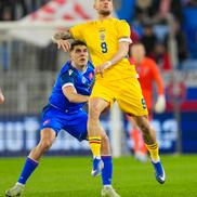 Daniel Bîrligea în Slovacia - România, meci amical // 31 martie 2026, foto: Getty Images