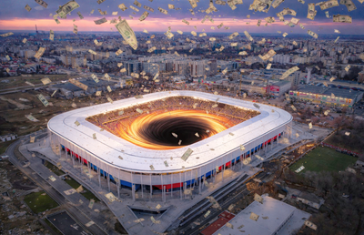 Aici sunt banii dumneavoastră! » Stadionul Steaua, adevărată gaură neagră din bani publici: salariile angajaților, duble față de veniturile arenei!