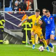 Dennis Man, David Hancko în Slovacia - România, meci amical // 31 martie 2026, foto: Getty Images