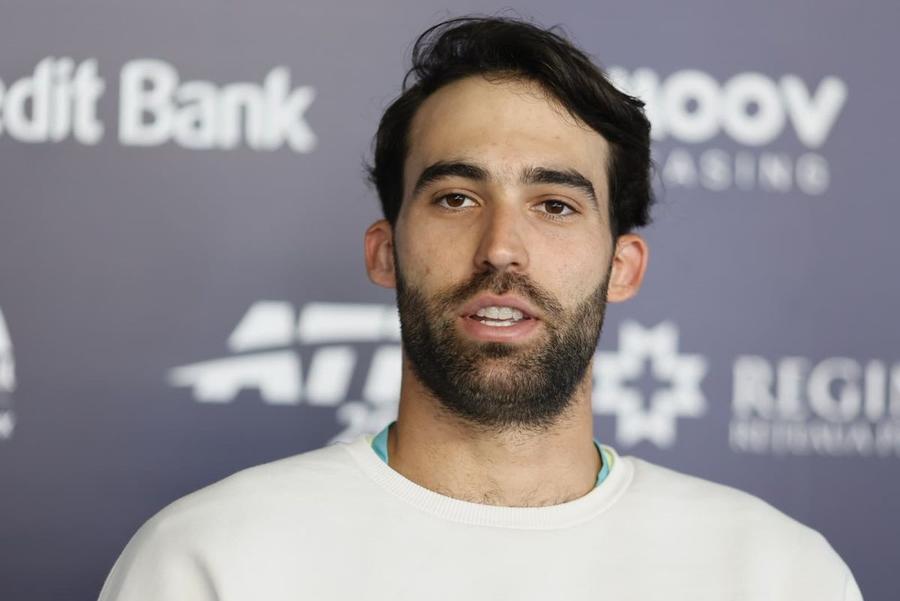 Adrian Boitan la conferința de presă la Țiriac Open Foto: Cristi Preda Adrian Boitan și Radu Țurcanu, aflați la primul meci într-un turneu ATP, au fost învinși la Țiriac Open: „Nu este așa de mare diferența”