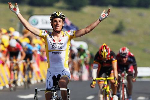 Riccardo Ricco, în 2008, la Turul Franței/Foto: Getty Images