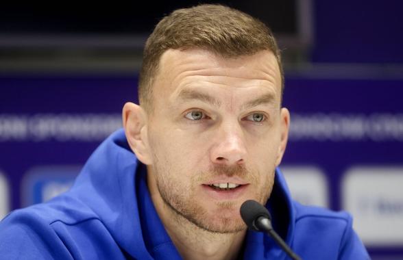 Dzeko, acid, înaintea barajului Bosnia - Italia: „Chiar și criticii spun asta despre fotbalul italian”