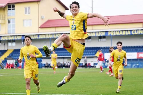 Fernando Pellegrini a înscris în România - Danemarca. Foto: sportpictures.eu