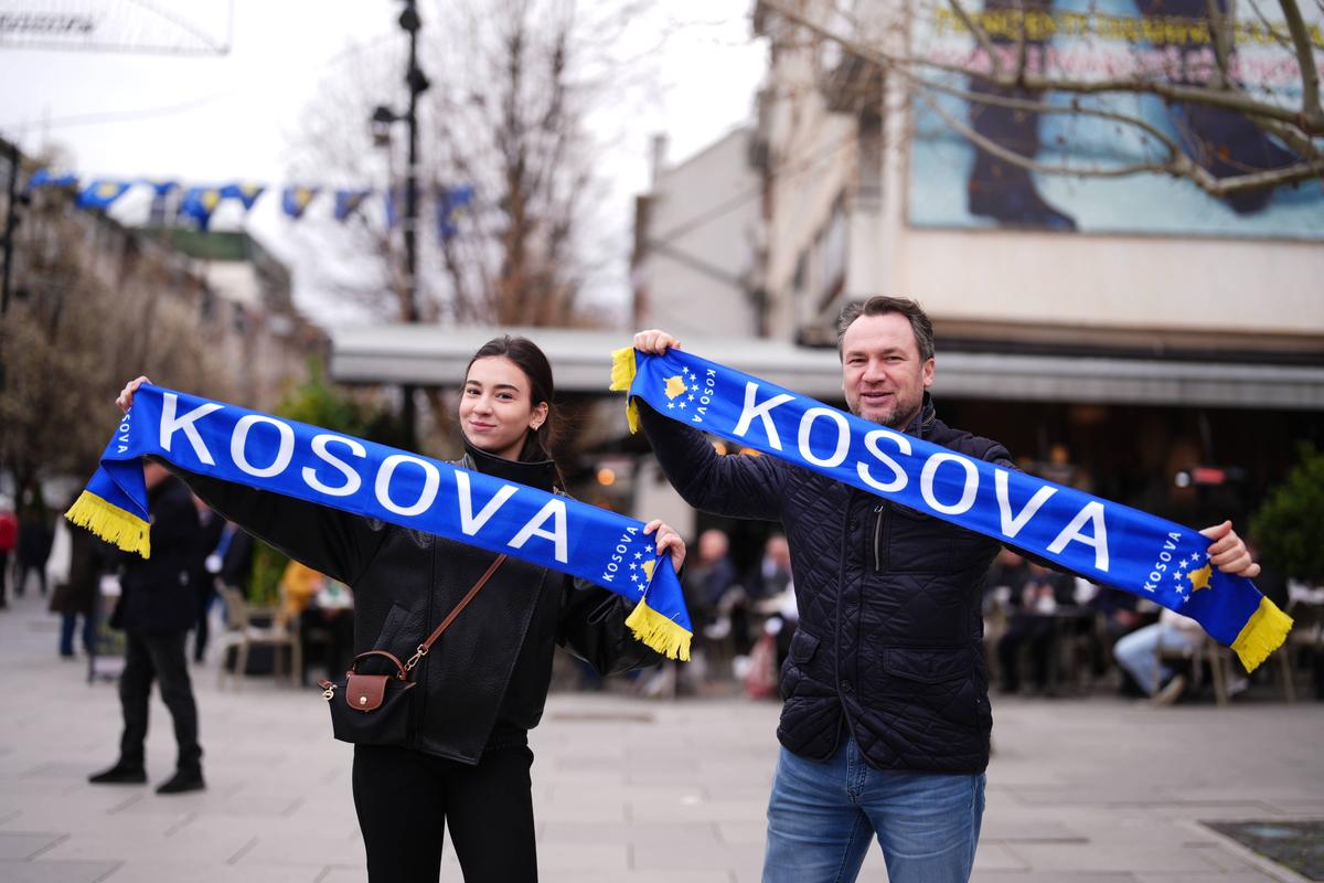Imagini înainte de Kosovo - Turcia, barajul pentru Campionatul Mondial