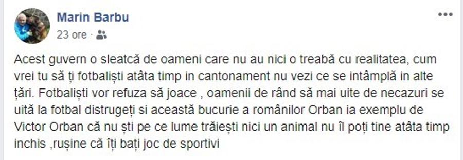 Un experimentat antrenor român a răbufnit pe Facebook: „Cer cetățenie magiară! Dacă Viktor Orban îmi dă un serviciu, mâine plec”