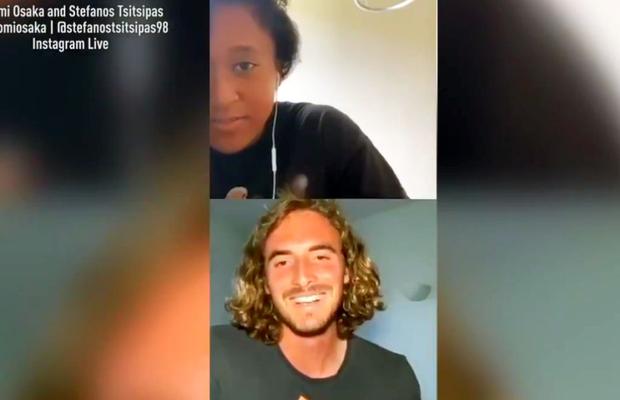 VIDEO Naomi Osaka, „trollată” de Stefanos Tsitsipas într-un live pe net: „Cum faci asta? Nu miroase?”