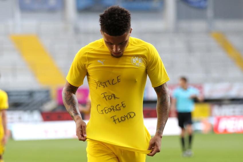 Jadon Sancho, mesaj în memoria lui George Floyd