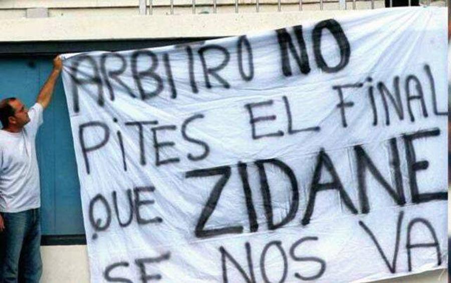 „Arbitrule, nu fluiera finalul, pentru că ne pleacă Zidane”. „Ne pleacă Zidane”