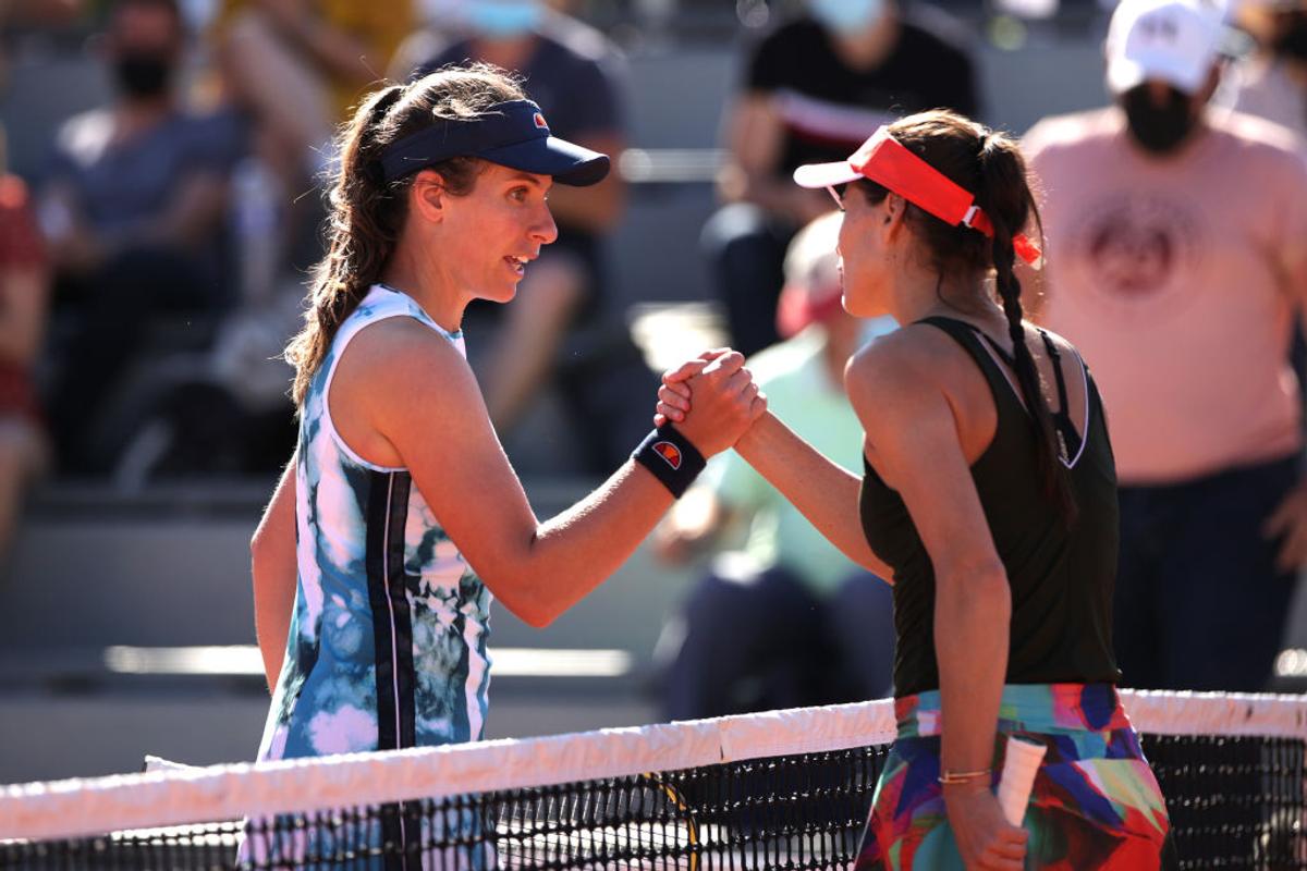Sorana Cîrstea - Johanna Konta, Roland Garros 2021 / FOTO: GettyImages
