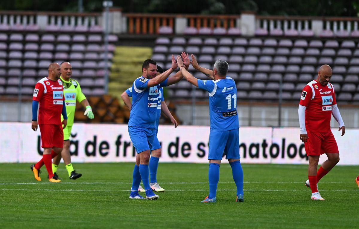 Meciul legendelor în Ștefan cel Mare » 12 goluri marcate de echipele lui Andone și Belodedici