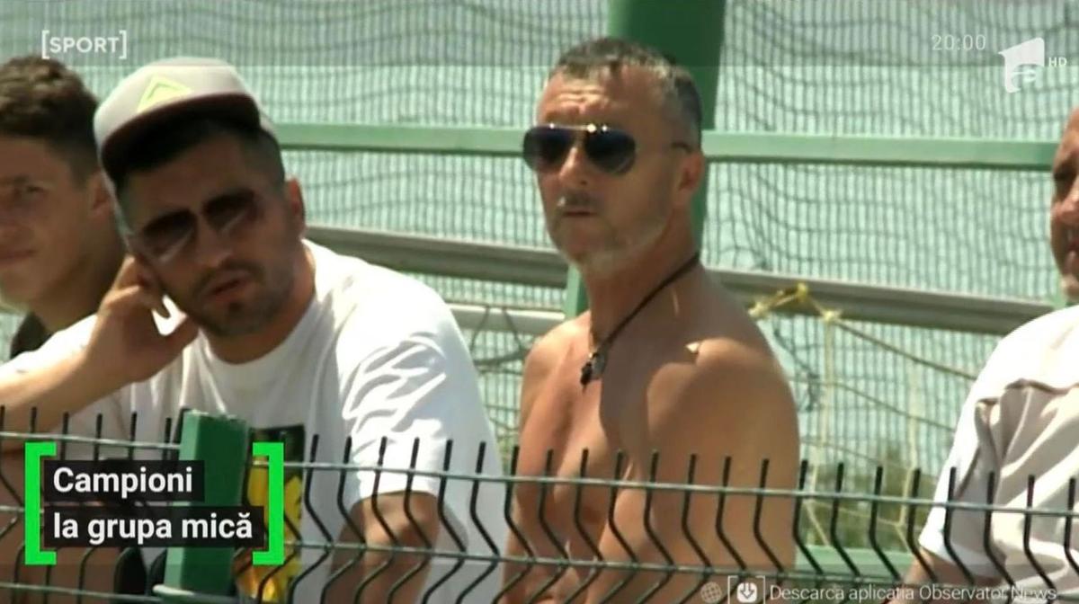 Mihai Stoica, în bustul gol la meciul FCSB U15