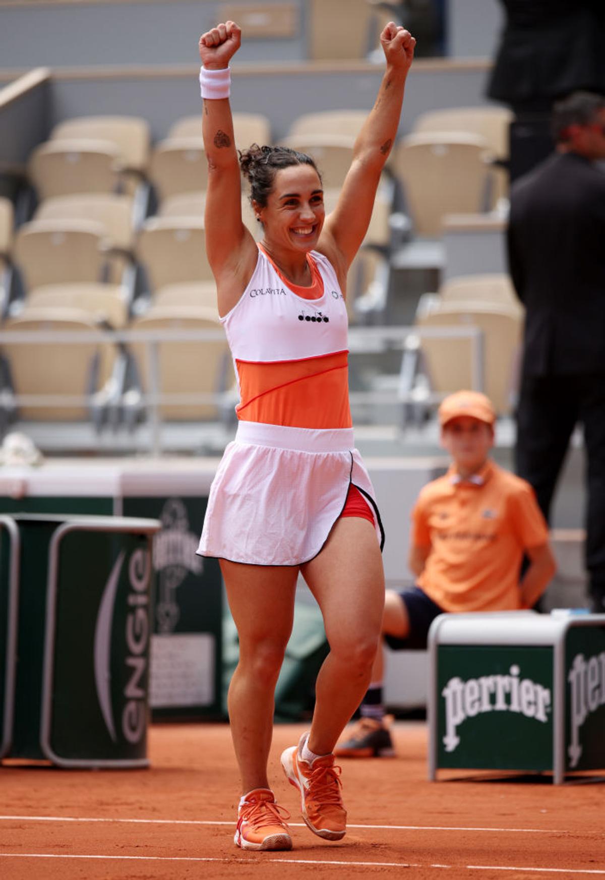 Martina Trevisan, în semifinale la Roland Garros / FOTO: Getty
