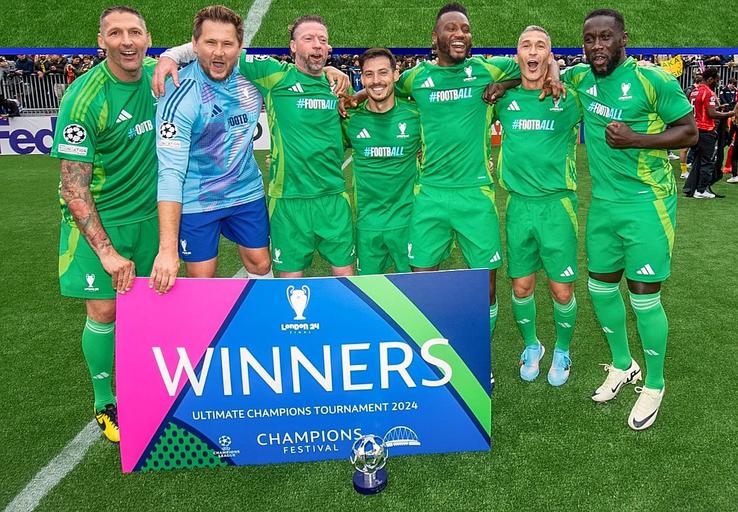 Starurile Ligii Campionilor, demonstrat înaintea finalei de la Londra. Foto: Twitter @ChampionsLeague