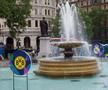 Cele mai tari imagini din Trafalgar Square. Foto: GSP