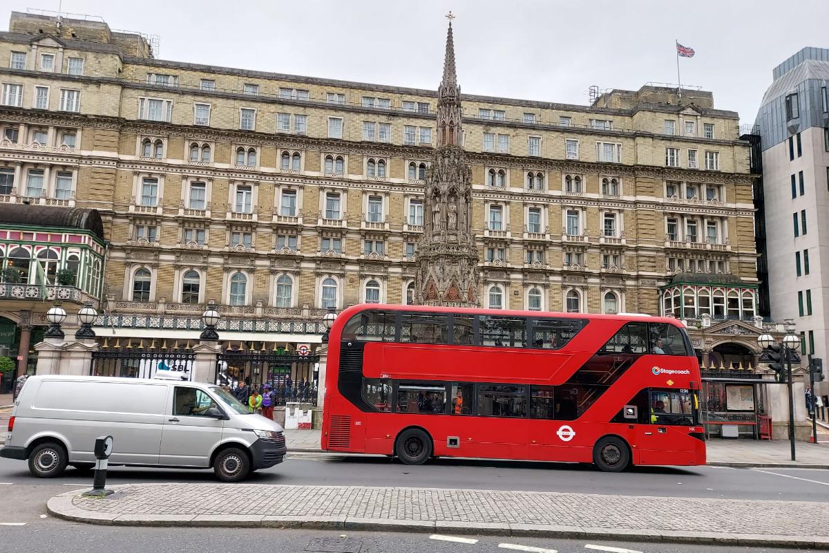 Spectacolul Ligii Campionilor în Trafalgar Square