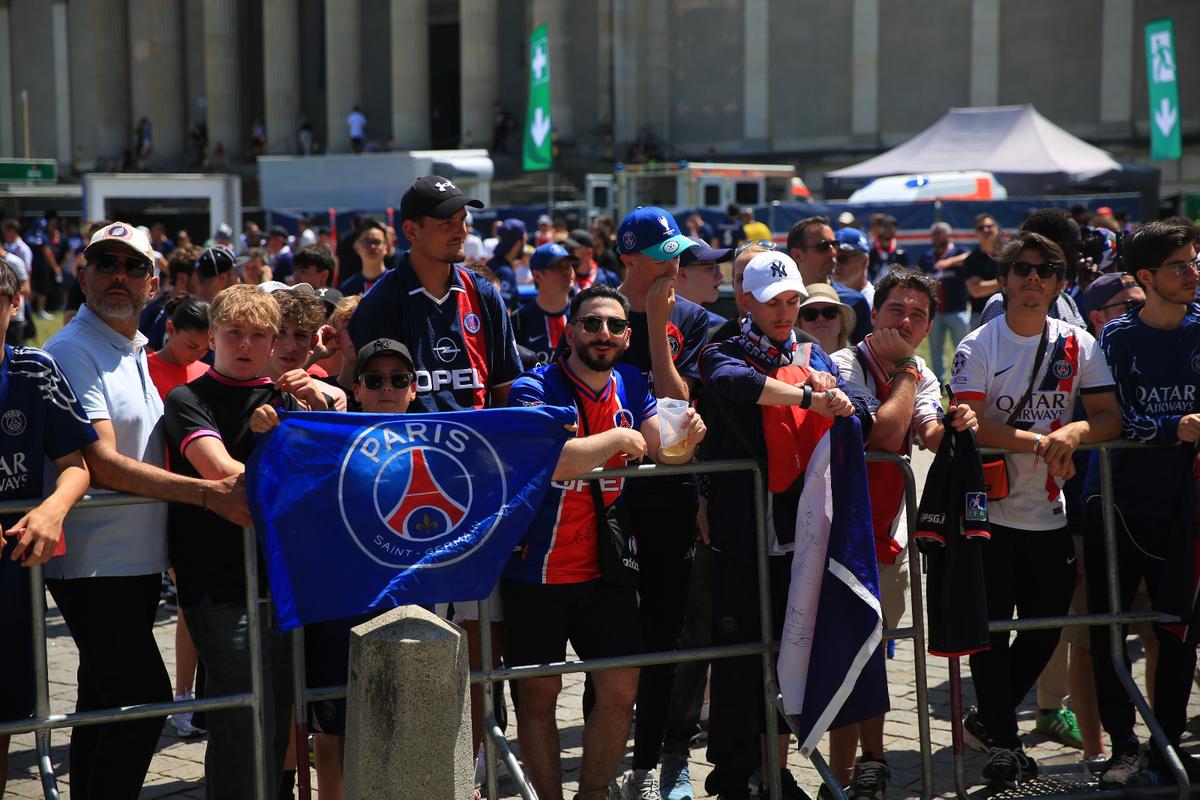 Atmosfera finala liga campionilor Marienplatz