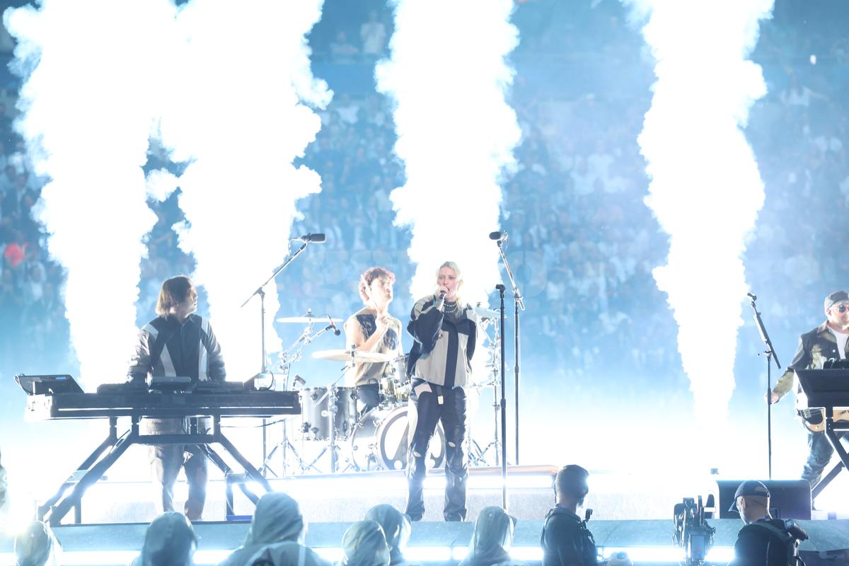 Show grandios cu flăcări și lumini speciale! Linkin Park și David Garrett au concertat în deschiderea finalei Ligii Campionilor
