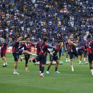 Imagini de la încălzirea finalei PSG - Inter / FOTO: Ionuț Iordache (GSP.ro)