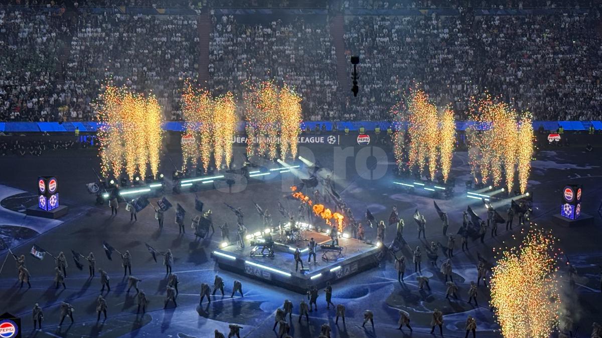 Show grandios cu flăcări și lumini speciale! Linkin Park și David Garrett au concertat în deschiderea finalei Ligii Campionilor
