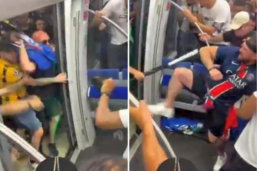 Scene violente înainte de PSG - Inter, finala Ligii Campionilor